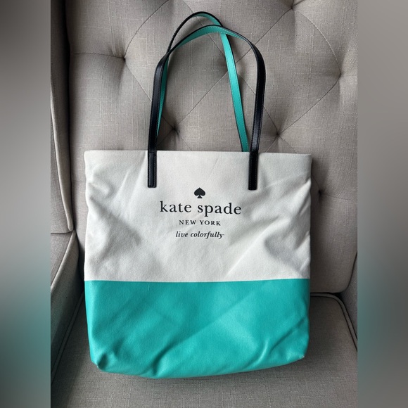 kate spade Handbags - Kate Spade New York Signature Basin View Bon Shopper Tote